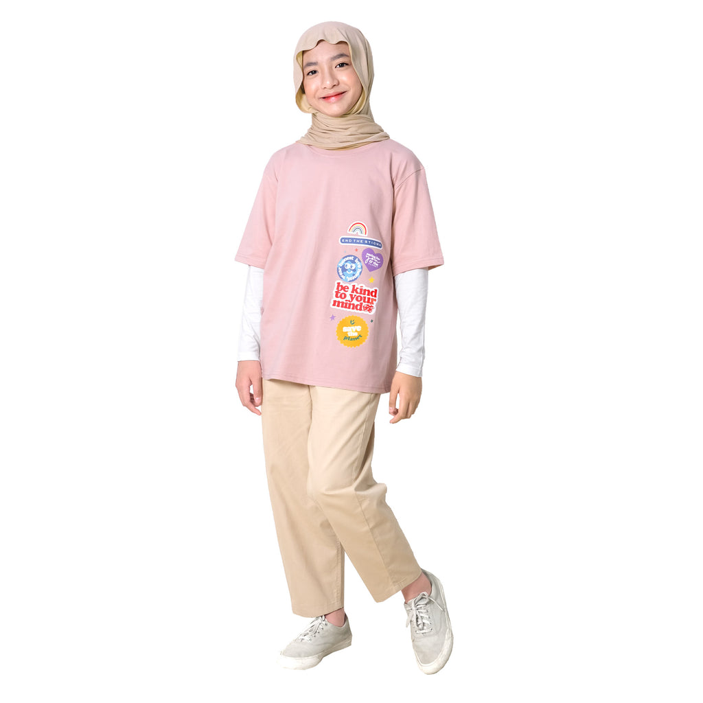 YUMA OVERSIZE TEE - LOVELY PINK
