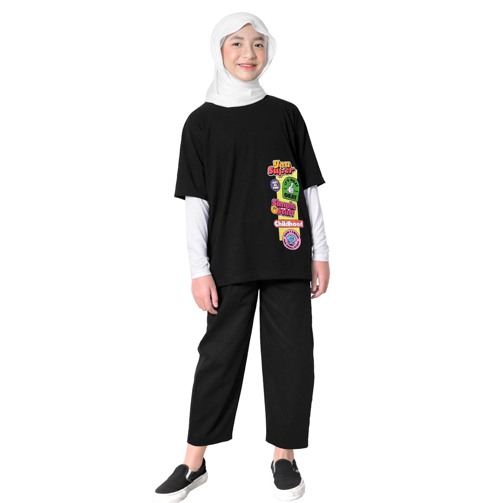 YUMA OVERSIZE TEE - MIDNIGHT BLACK