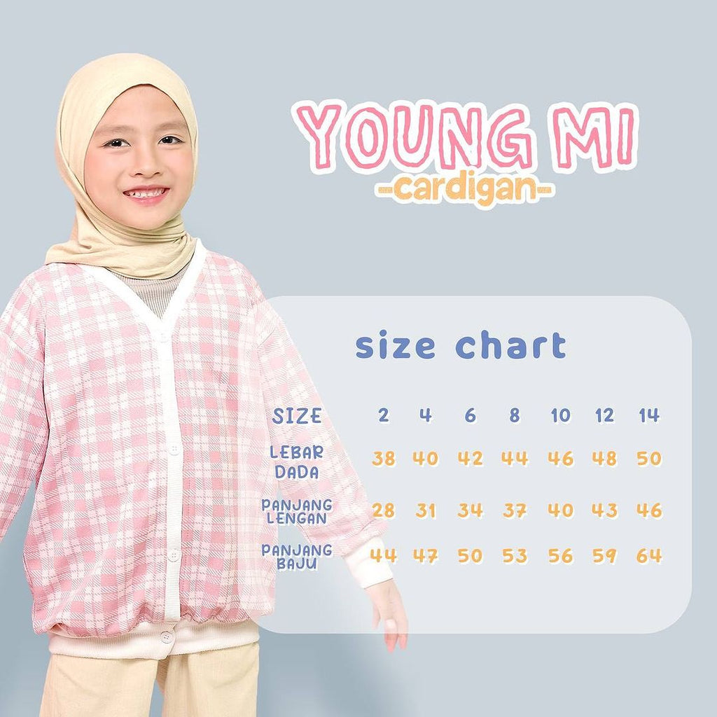YOUNG MI CARDIGAN - LOVELY BLUE