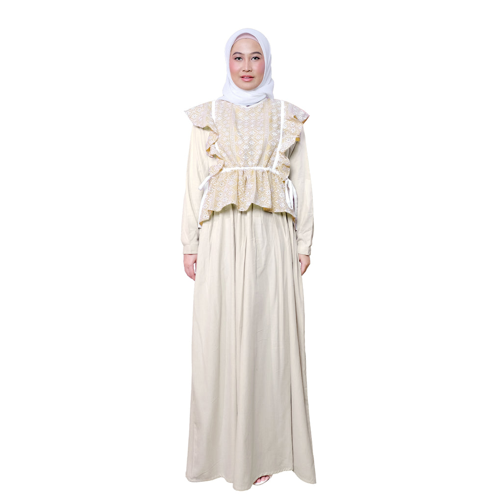 'EID SERIES'' HIMEKA DRESS MOM - FAIRY WHITE