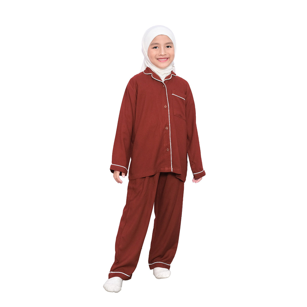 RAHA PAJAMAS - CHESTNUT