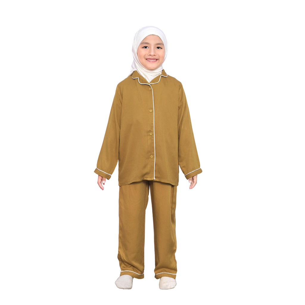 RAHA PAJAMAS - MUSTARD