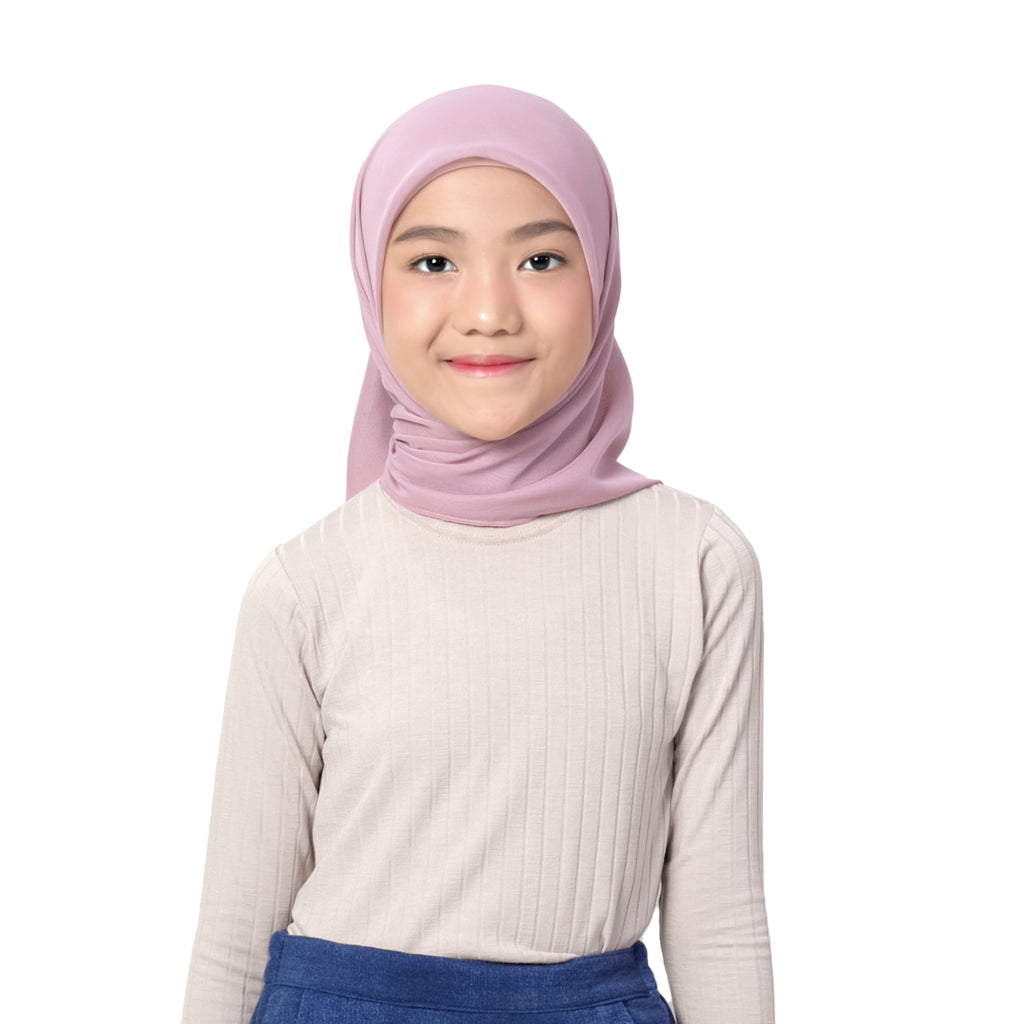 EUN MI SQUARE HIJAB - PERIWINKLE
