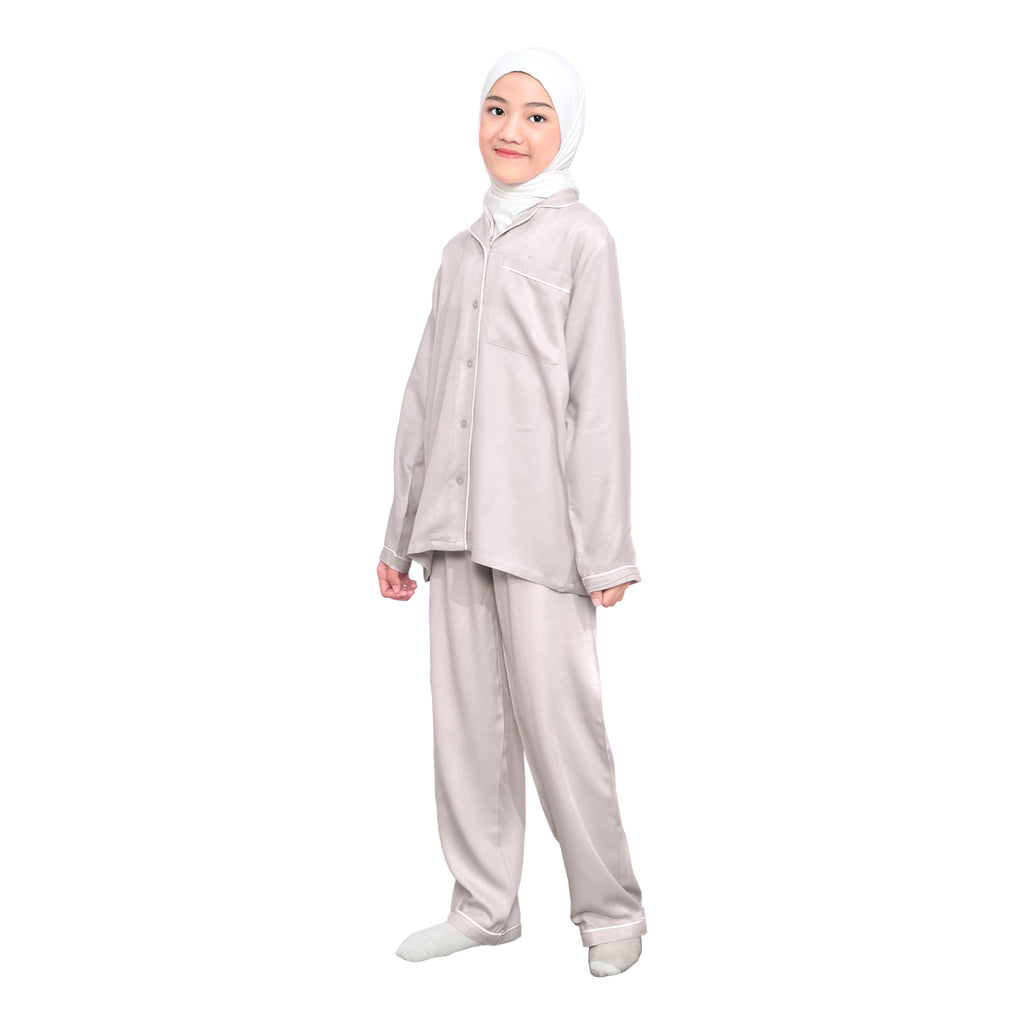 RAHA PAJAMAS - LIGHT GREY