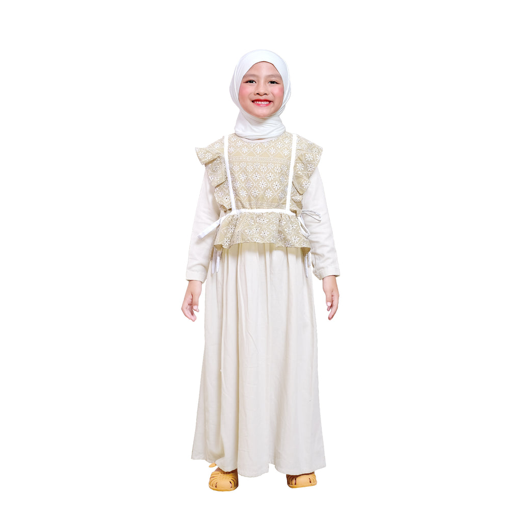 ''EID SERIES'' HIMEKA DRESS - FAIRY WHITE