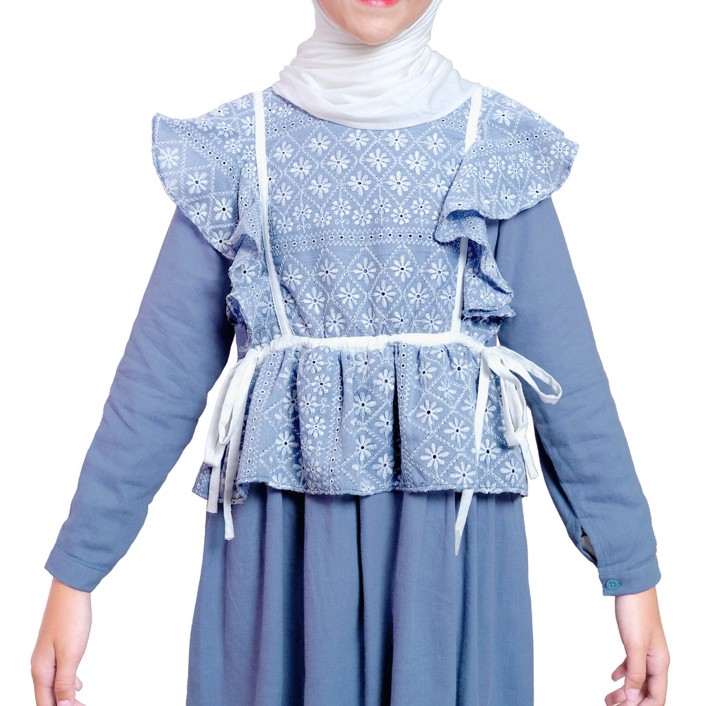 ''EID SERIES'' HIMEKA DRESS MOM - BLUE DENIM