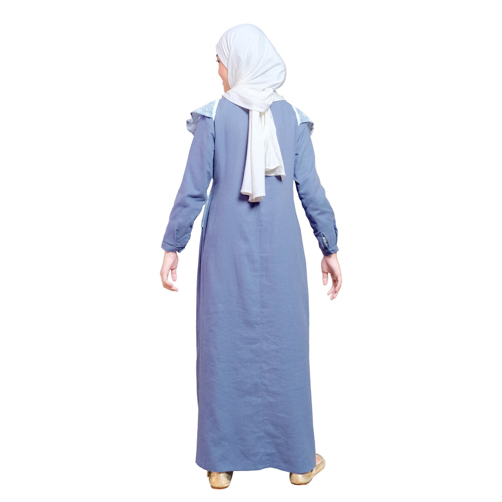 ''EID SERIES'' HIMEKA DRESS - BLUE DENIM
