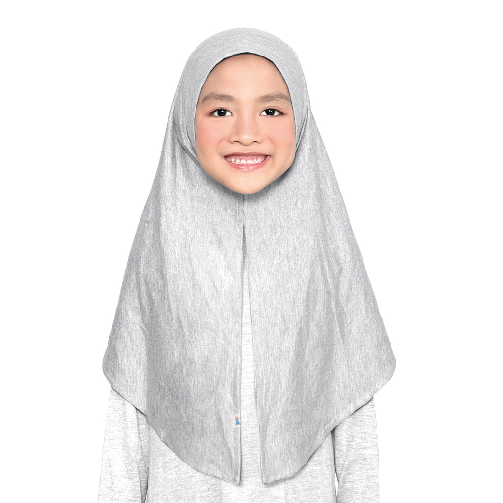 ANISHA HIJAB INSTANT - LIGHT MISTY GREY