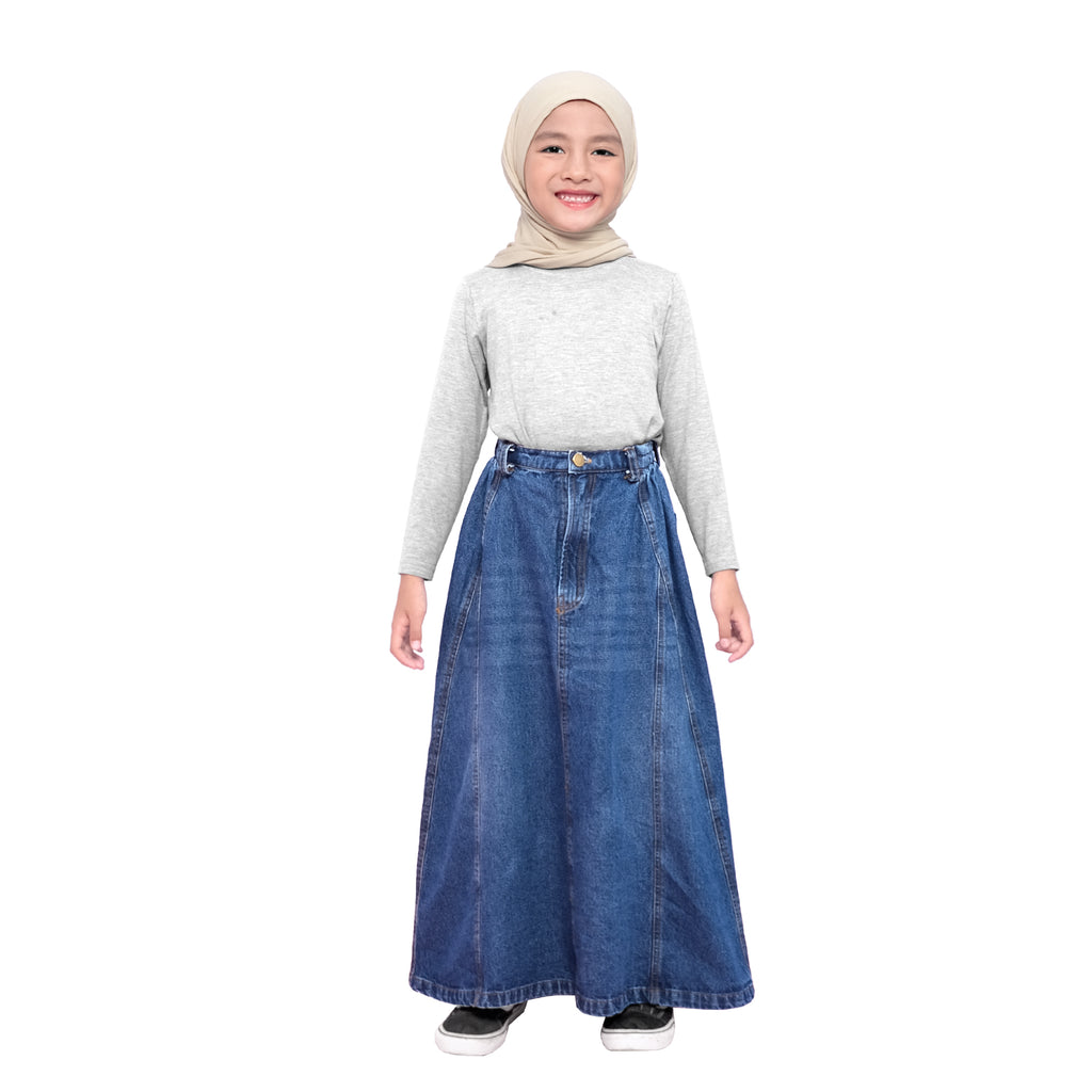 AKIRA JEANS SKIRT - BLUE DENIM