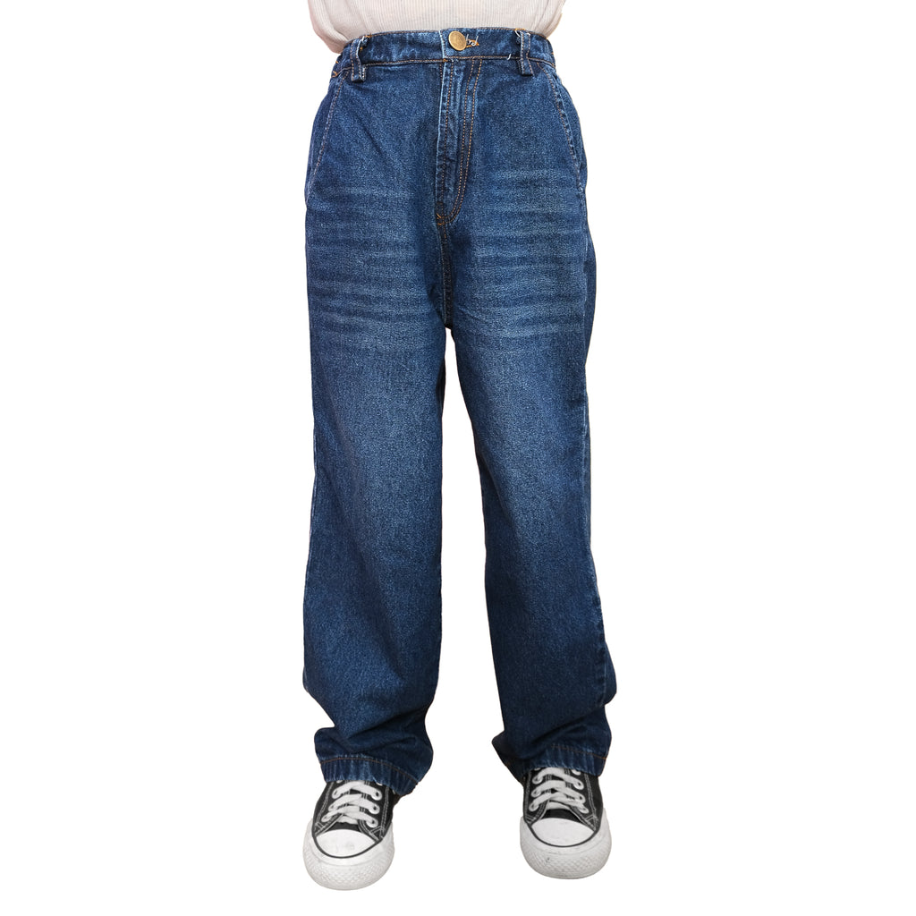 HINATA JEANS PANTS - BLUE DENIM