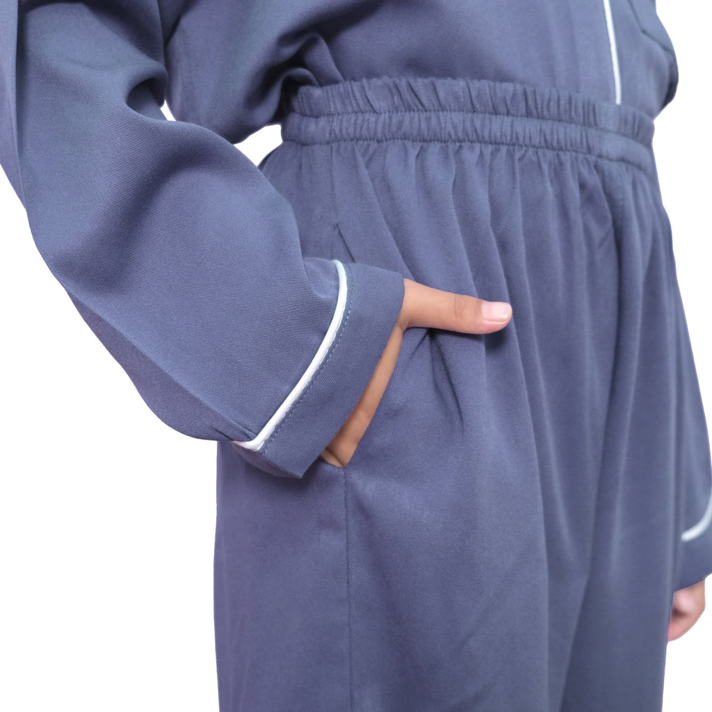 RAHA PAJAMAS - STEEL BLUE