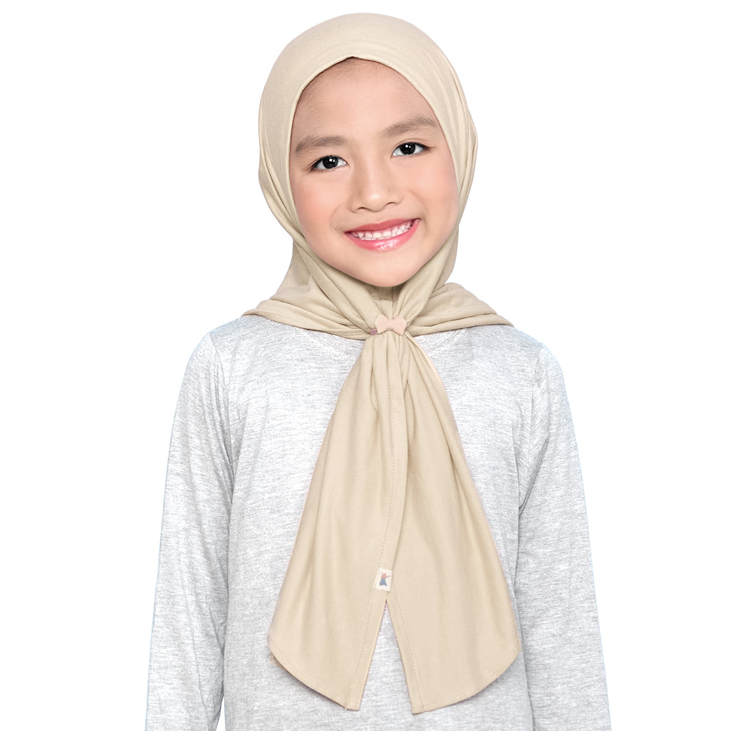 ANISHA HIJAB INSTANT - COSMIC LATTE