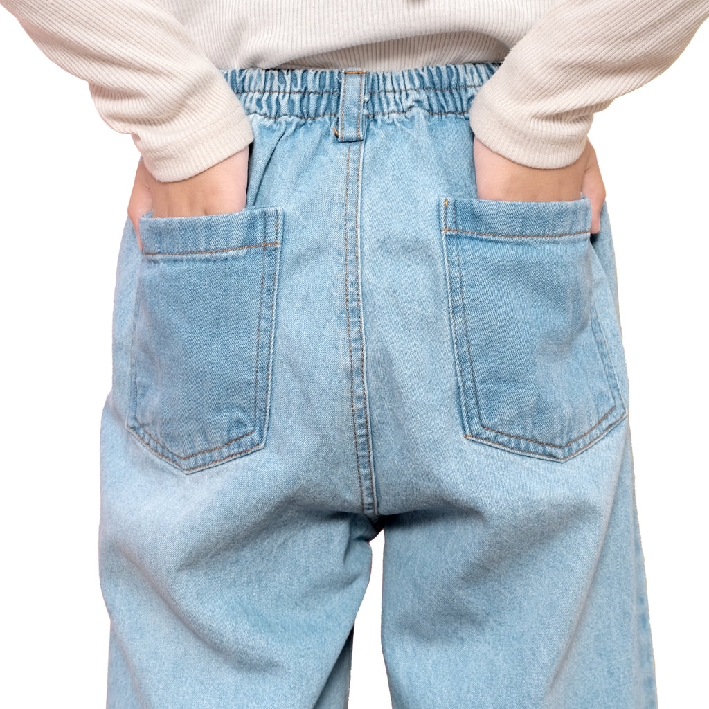 HINATA JEANS PANTS - BLUE DENIM