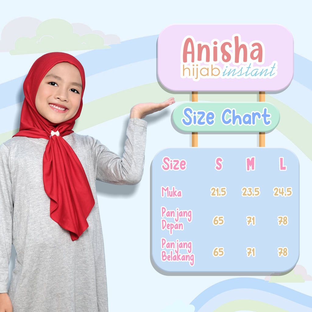 ANISHA HIJAB INSTANT - BLACK