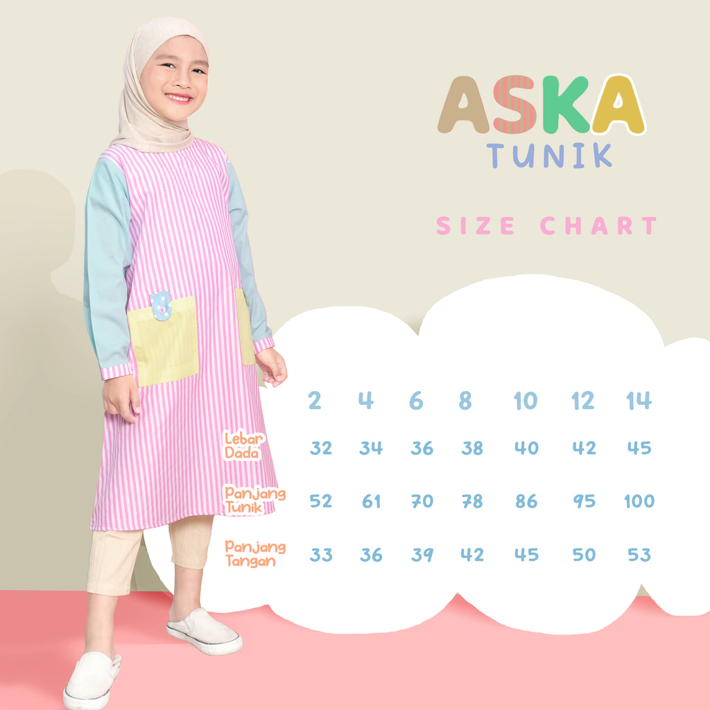 ASKA TUNIK - CHEERFULL PINK