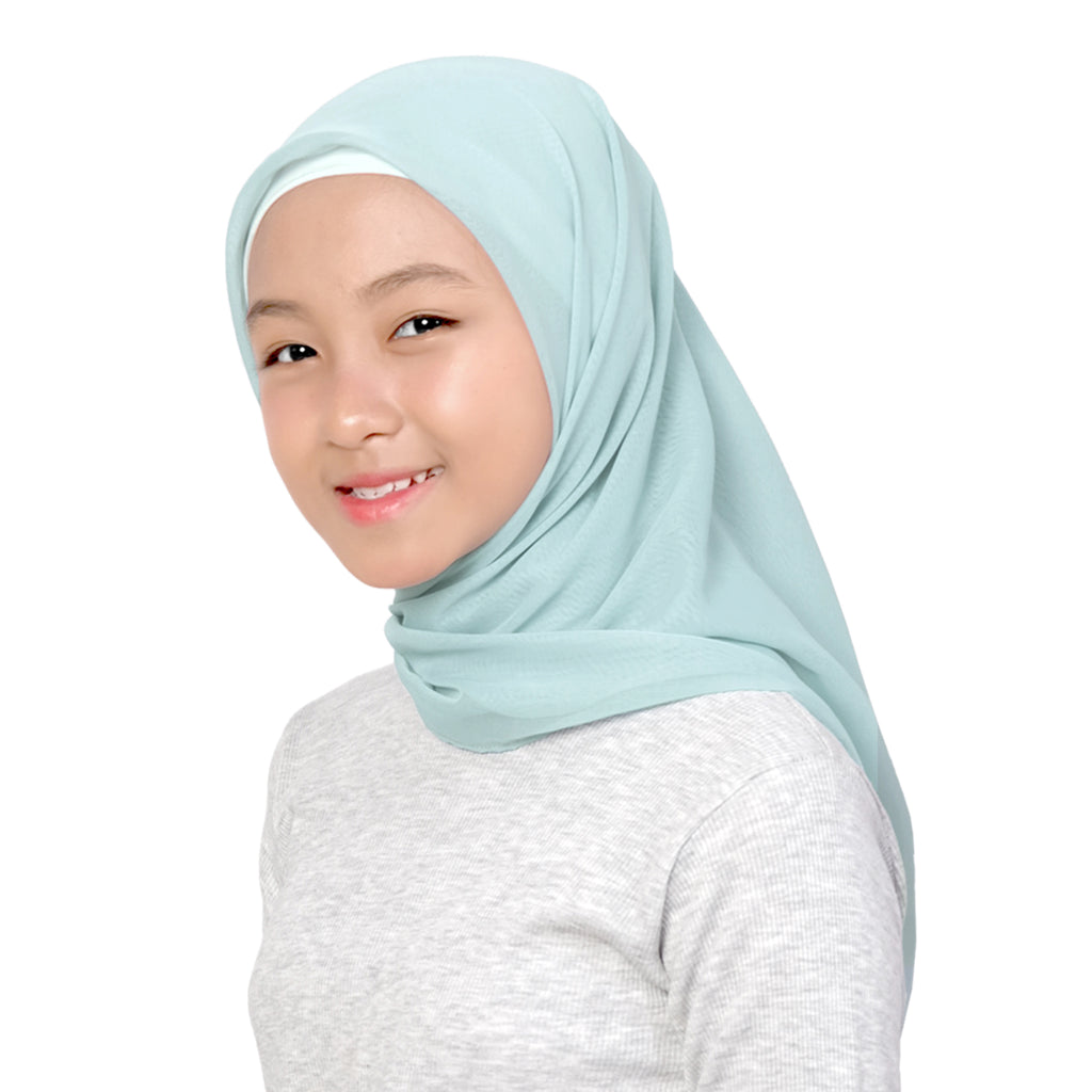 EUN MI SQUARE HIJAB - FRENCH BLUE