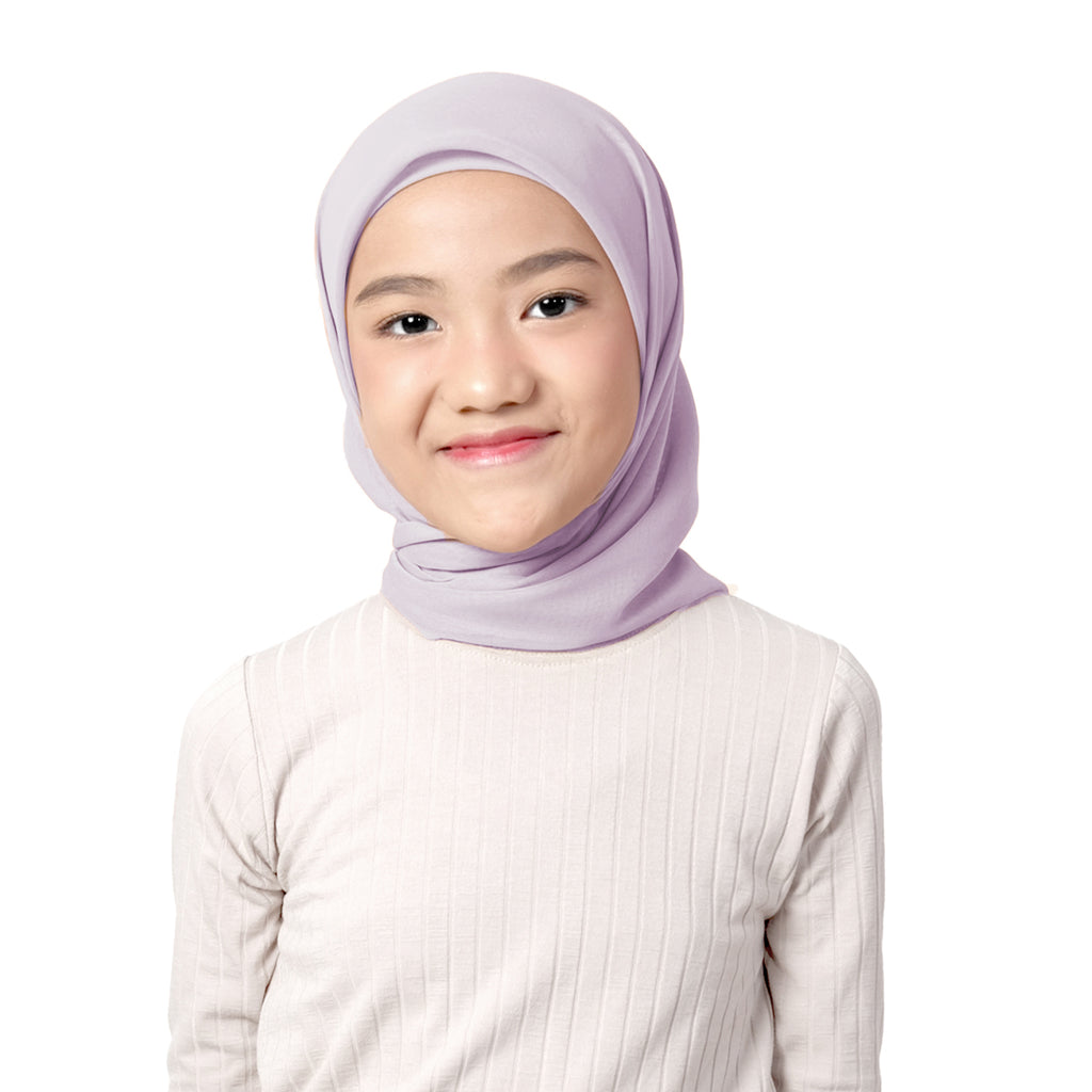 EUN MI SQUARE HIJAB - LILAC