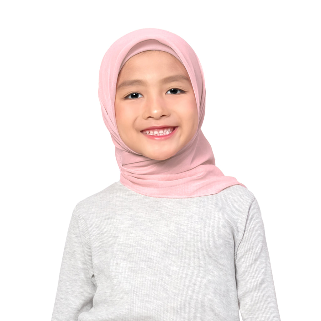 EUN MI SQUARE HIJAB - PINK PEARL