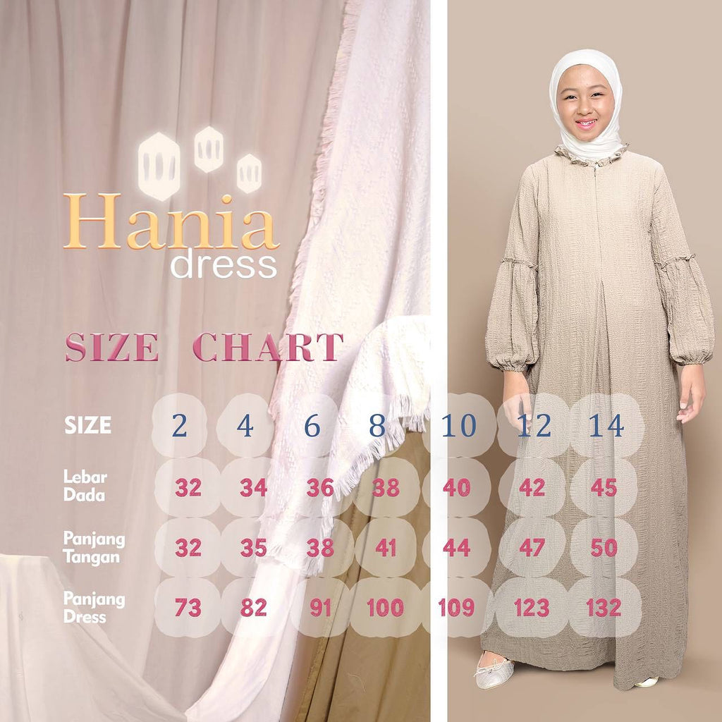 ''EID SERIES'' HANIA DRESS - MACAROON CREAM