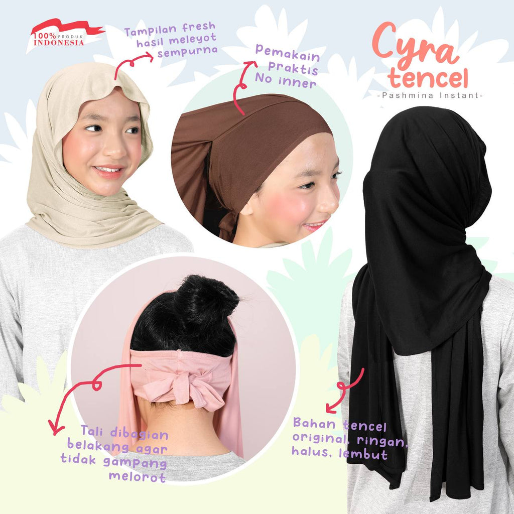 CYRA TENCEL PASMINA INSTANT - ROSE DUST