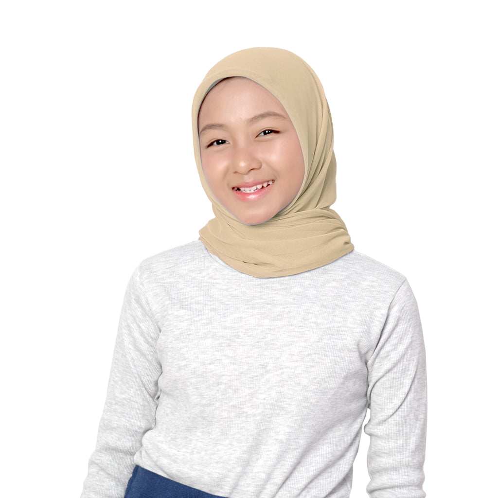 EUN MI SQUARE HIJAB - WARM SAND